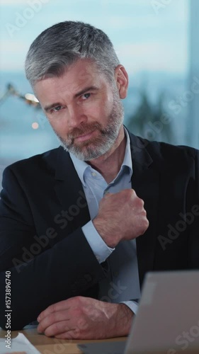 A Confident Professional Thriving in a Modern Office Environment and Dynamic Workspace