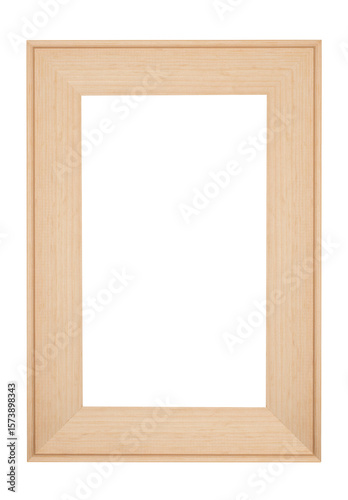 Isolated on a white stretcher frame for stretching the canvas.