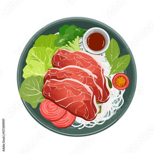 Delicious Korean BBQ Bowl with Fresh Ingredients
