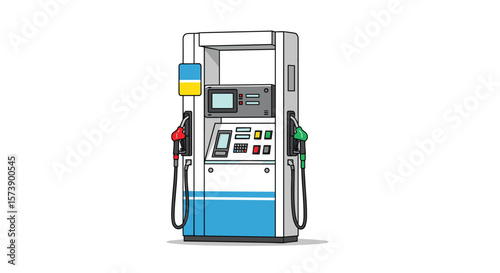 Modern automated fuel dispenser for efficient vehicle refueling services at petrol stations worldwide