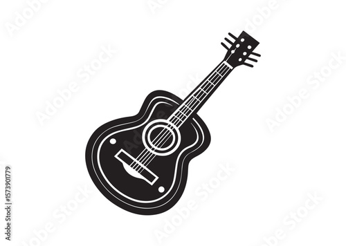 Guitar Vector, Guitar Design, Guitar Icon