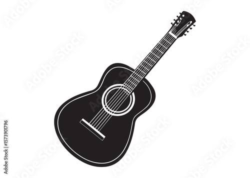 Guitar Vector, Guitar Design, Guitar Icon