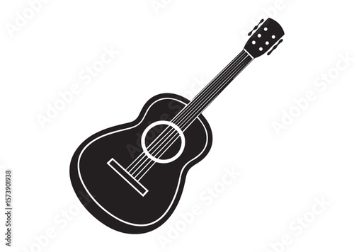 Guitar Vector, Guitar Design, Guitar Icon