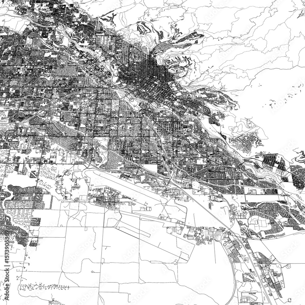 Fototapeta premium 3D illustration of city and urban in Boise Idaho USA
