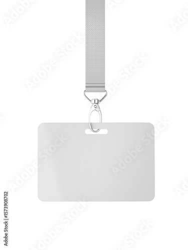 Wallpaper Mural White ID Card with Ribbon Torontodigital.ca