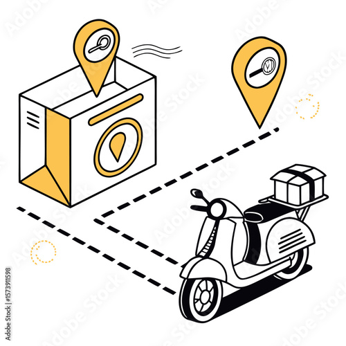 Efficient package delivery service with location tracking for seamless logistics operations
