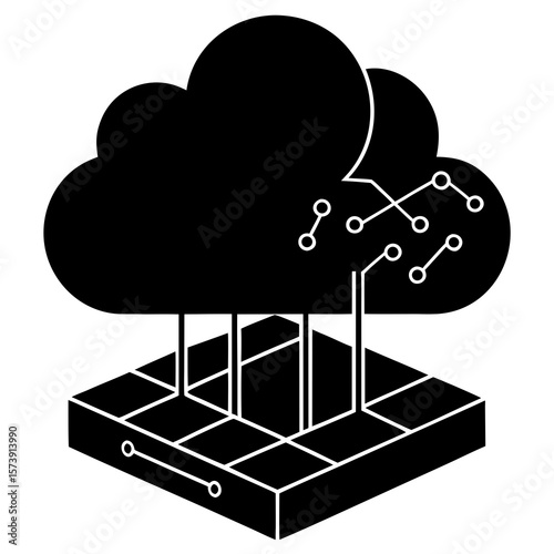 Cloud Computing Platform Icon