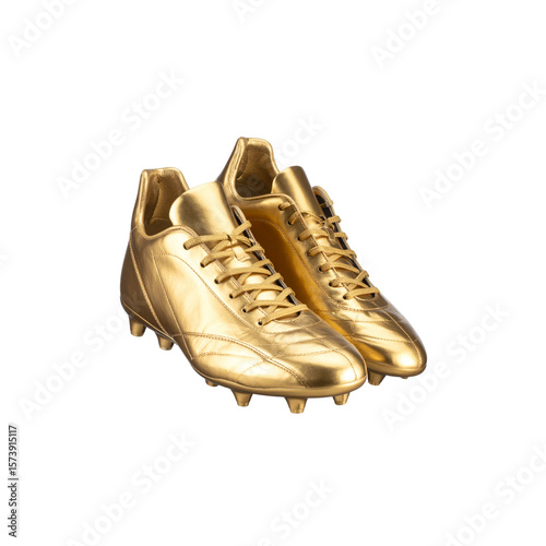 Stylish sports shoes on a white sole