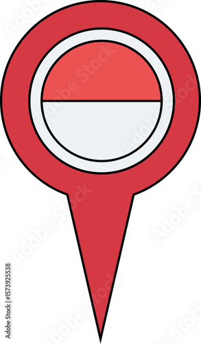 Indonesian Pin Symbol