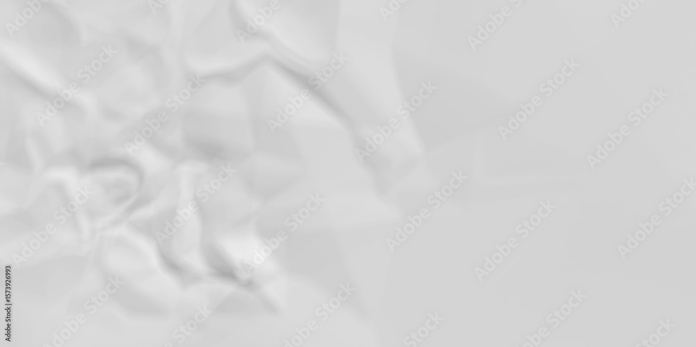 Obraz premium White crumpled paper background texture pattern overlay. wrinkled high resolution arts craft and Seamless white crumpled paper. 