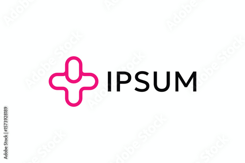 Modern technology Medical Care Plus People Logo
