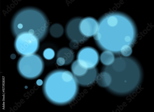 Colorful glowing circles with soft blur create floating dreamy composition. Overlapping round shapes form gentle visual flow on dark background with subtle light transitions.