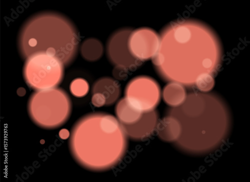 Colorful glowing circles with soft blur create floating dreamy composition. Overlapping round shapes form gentle visual flow on dark background with subtle light transitions.