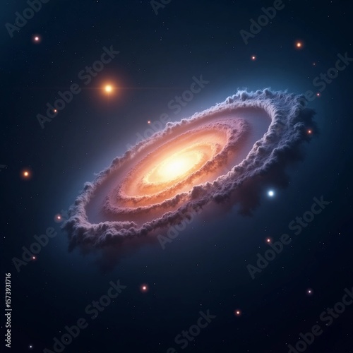 space galaxy in space