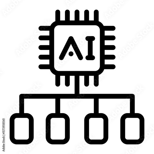 Ai algorithms icon