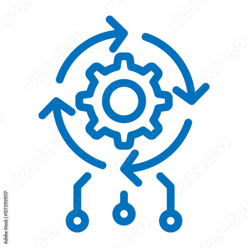 Algorithmic intelligence icon