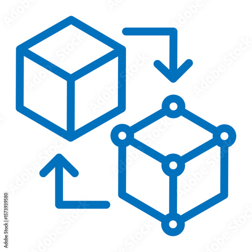 Digital twin icon