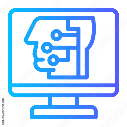 Cognitive computing icon