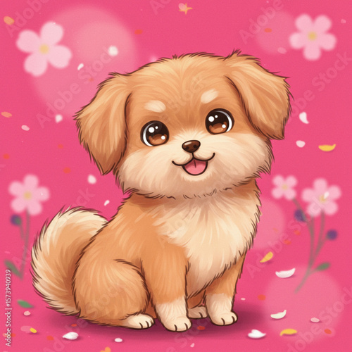 Cute Anime Dog