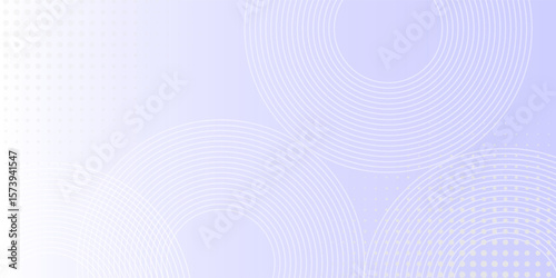 White abstract background. Modern circle lines pattern. Futuristic concept. Minimal geometric design.