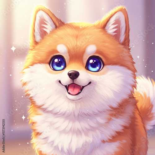 Cute Anime Dog