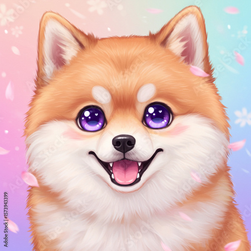 Cute Anime Dog
