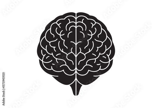 Mental Brain Vector, Brain Icon
