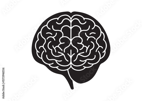Mental Brain Vector, Brain Icon