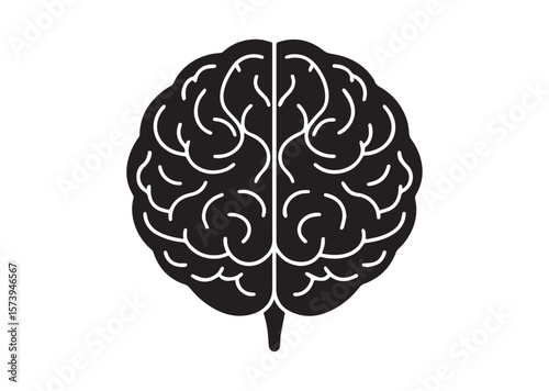 Mental Brain Vector, Brain Icon