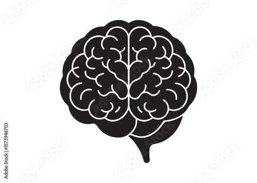 Mental Brain Vector, Brain Icon