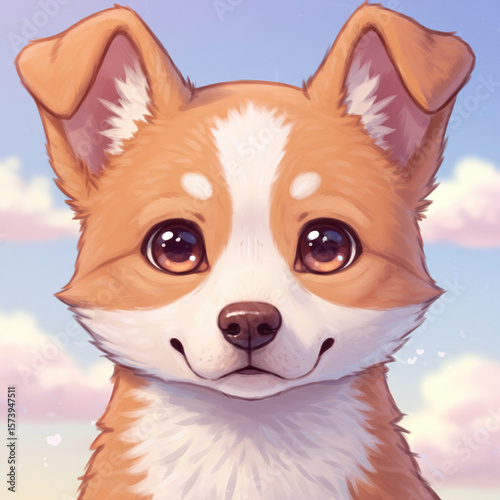 Cute Anime Dog