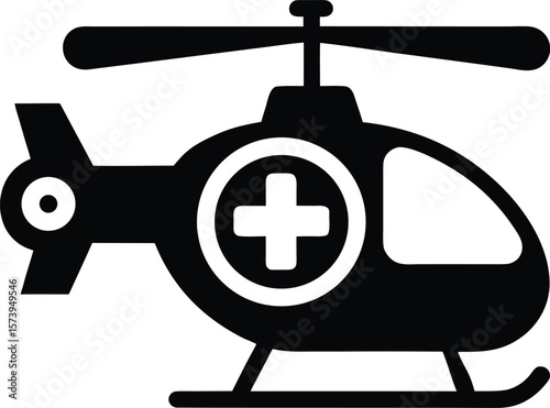 Health helicopter icon