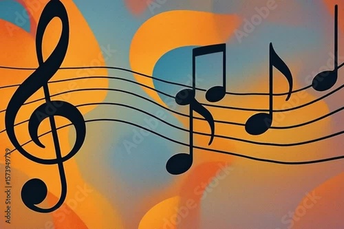 abstract music background