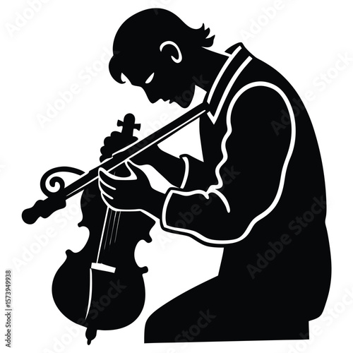 musician playing violin