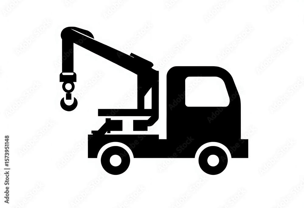 Naklejka premium Tow truck