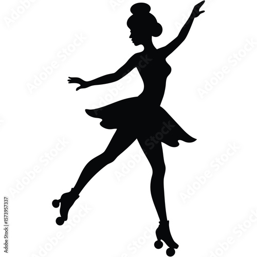silhouette of a ballet dancer