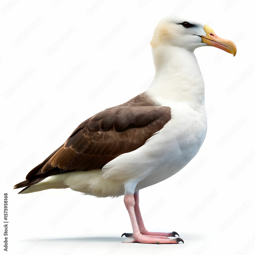 Fototapeta premium A albatross on white background