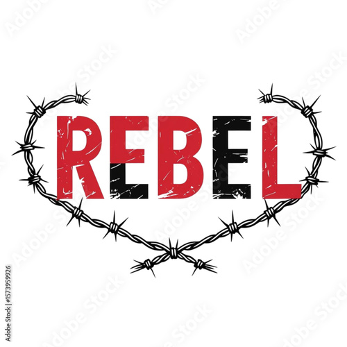 Rebel type of graphic 