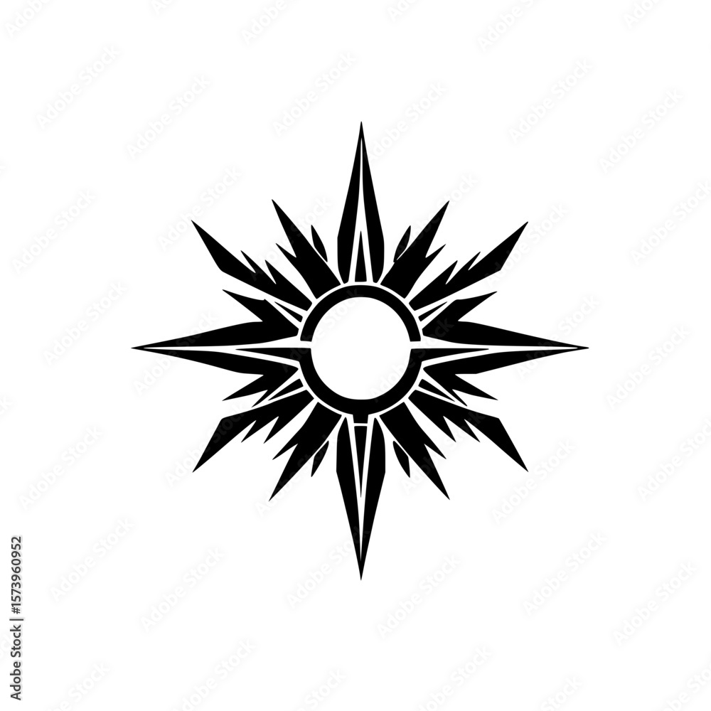 Fototapeta premium vector illustration of a sun