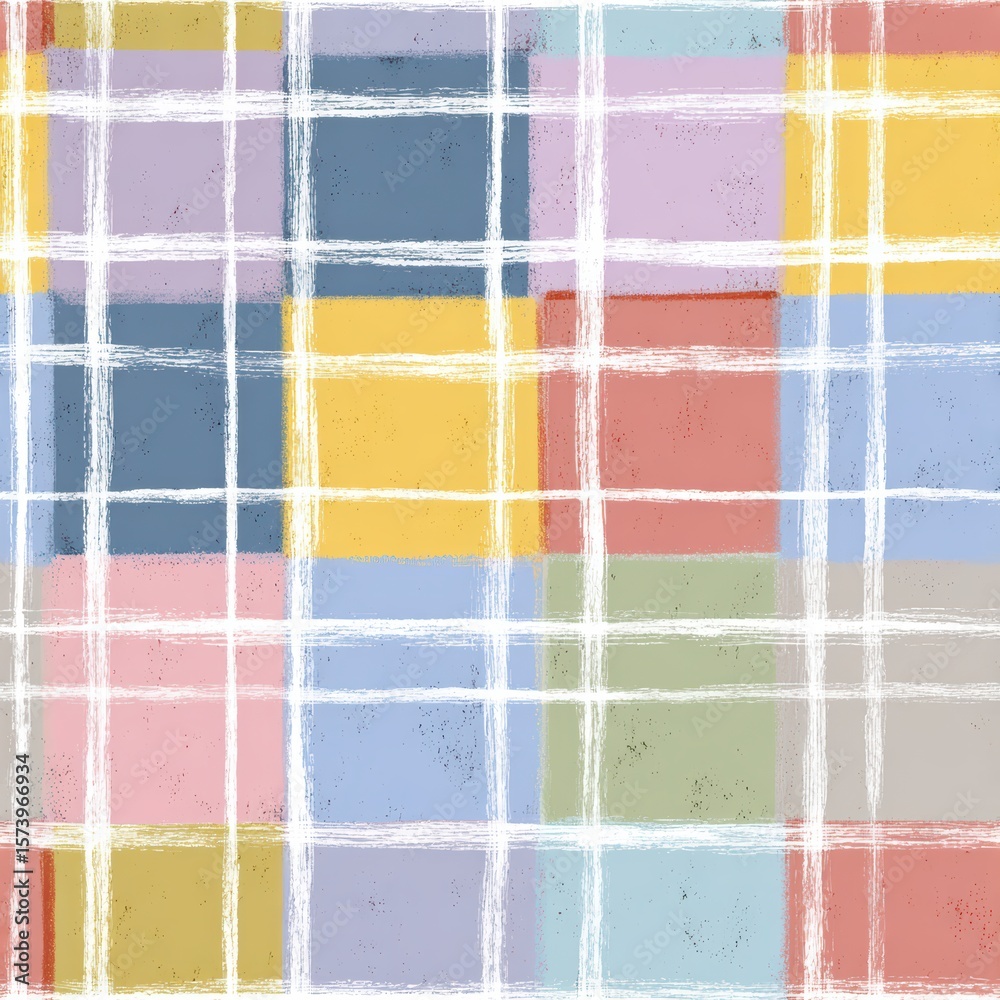 Fototapeta premium Colorful Abstract Checkered Pattern with Soft Textures and Hues