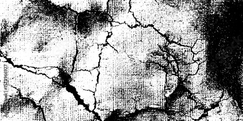 Aged vellum texture with hairline cracks and faint grunge effect for overlay design