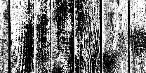 Weathered barn wood fence slats with nail holes and warped texture for rustic design overlay