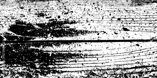 Charred wood plank surface with deep burn grooves for distressed design