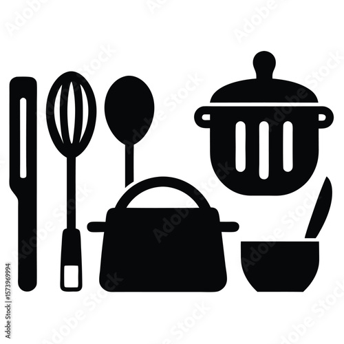 Kitchen Utensils Collection cooking food