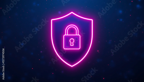 Data Security Concept Icons Representing Cybersecurity, Digital Protection, and Information Privacy
