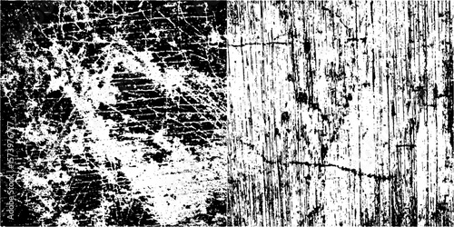 Distressed vinyl flooring texture with scuff lines for grunge overlay and design