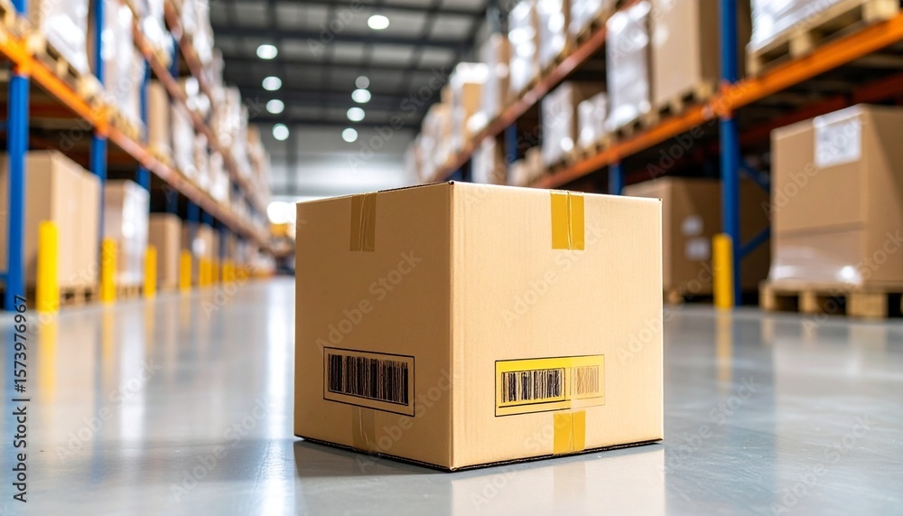 warehouse with boxes warehouse with boxes