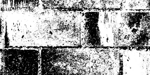 Grime smeared subway tile texture with grout effect for urban design and overlay