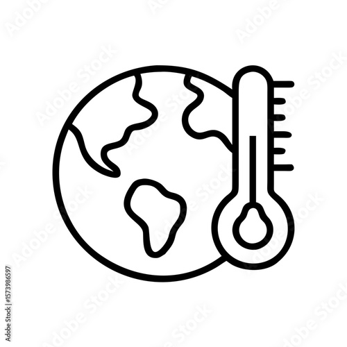 Eco Energy and Environmental Line Icons – Sustainable Power & Green Technology Vector Set
