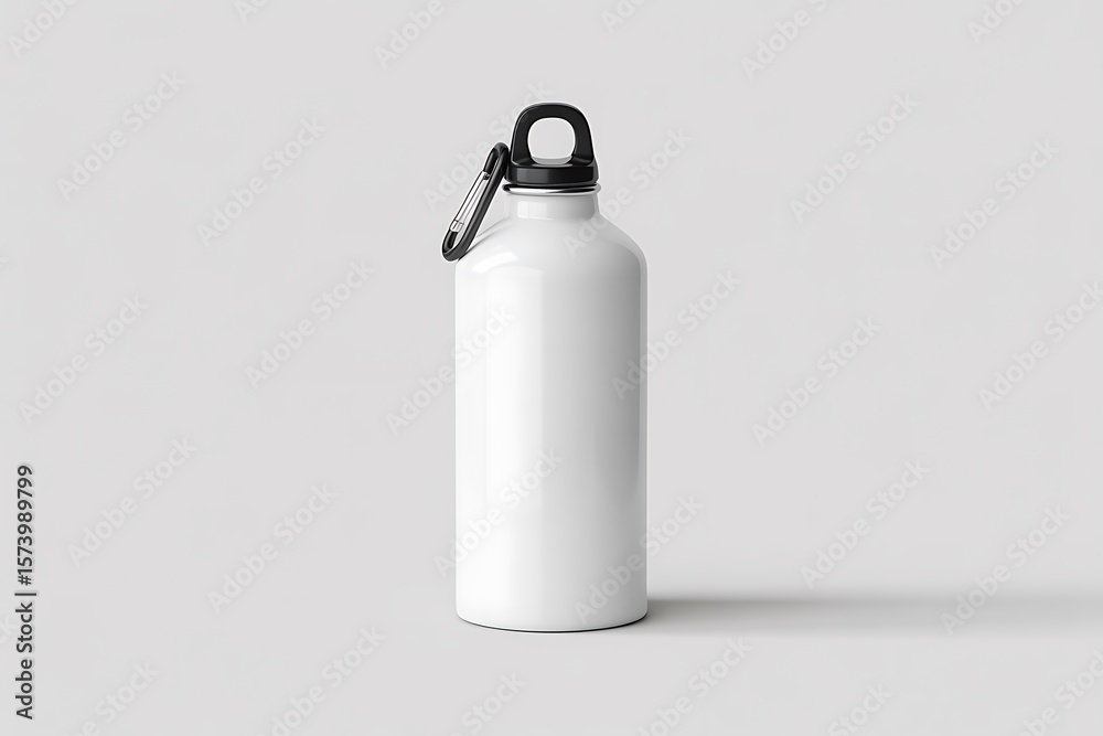 custom made wallpaper toronto digitalWhite Aluminum Water Bottle Mockup: Minimalist Studio Shot, Clean Design, Blank Template